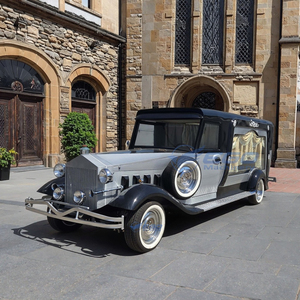Nuevo Coche Fúnebre Eléctrico Retro de Baja Velocidad, Coche Fúnebre de Lujo Estilo Europeo - Product Image 1