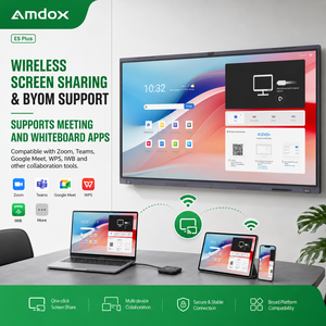 Pizarra Interactiva Inteligente Amdox ES Plus 4K UHD con Pantalla Táctil <span class=keywords><strong>LCD</strong></span>, Cámara de 48MP, 40 Puntos Táctiles, Sistema Operativo Android 14 para Aula - Product Image 5