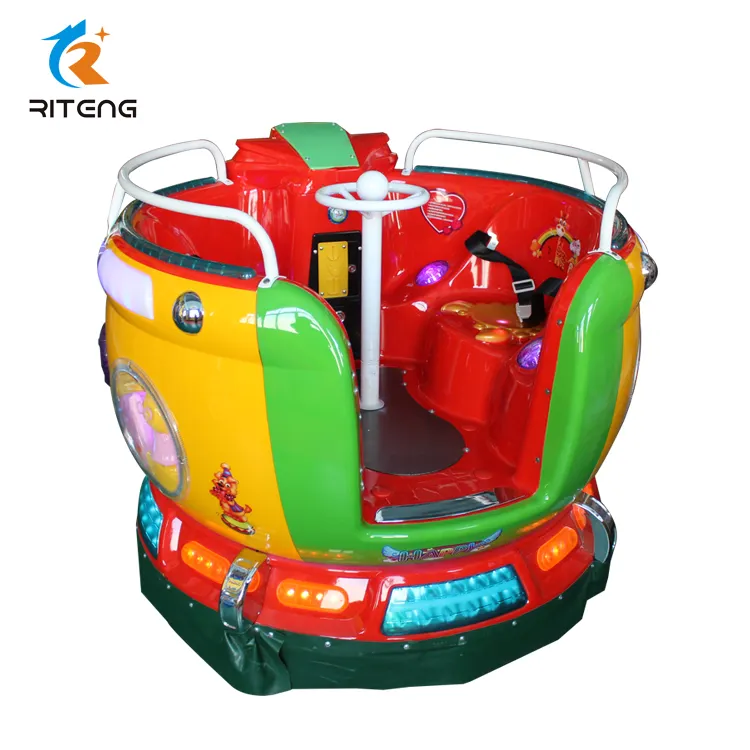 नया डिजाइन 360 डिग्री रोटेशनल स्विंग गेम मशीन 2 सीटर रंगीन रिवॉल्विंग कप किडी सवारी के लिए 250