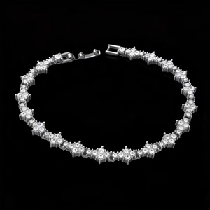 Nueva Pulsera de Cadena de Tenis de Aleación con Diseño Sencillo y Personalizable 2026, Estilo Hiphop, Pulseras para Hombre, Joyería de Moda al por Mayor - Product Image 2