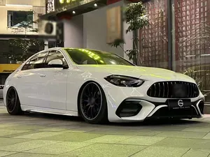 मर्सिडीज के लिए W206 कार बम्पर w206 C-क्लास अपग्रेड C63 AMG बॉडीकिट C63s AMG डिफ्यूज़र स्पॉयलर w206 एक्सेसरीज़