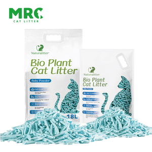 Areia para Gatos Premium de Tofu em Formato de Tira, Biodegradável, Baixa Dispersão, Aglomeração Rápida, Controle de Odores, Descartável na Sanita, Areia Vegetal para Gatos 5L - Product Image 2