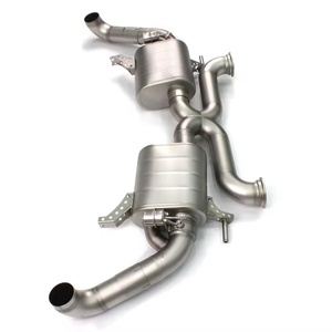 Système d'échappement sport de performance Valvetronic pour <span class=keywords><strong>Audi</strong></span> <span class=keywords><strong>R8</strong></span> <span class=keywords><strong>V8</strong></span> 4.2 en acier inoxydable 304 1.5mm poli miroir, <span class=keywords><strong>prix</strong></span> d'usine - Product Image 3