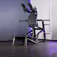 Nouvelle utilisation commerciale qualité Sport Gym Fitness équipement Hack Squat Machine musculation acier Q235 ISO9001 certifié