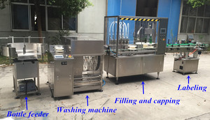 Machine de remplissage automatique de bouteilles rondes d'huile d'olive de précision CX GFT, ligne de remplissage de liquides - Product Image 6