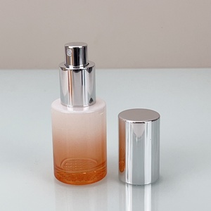 ขวดแก้วทรงแบนไหล่ตรงขนาด 30 มล. สีดำด้าน พิมพ์โลโก้ด้วยเทคนิคซิลค์สกรีน สำหรับบรรจุภัณฑ์ผลิตภัณฑ์ดูแลผิว - Product Image 5