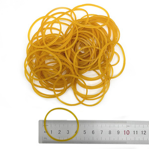 Bandes en résine plastique jaunes, fourniture directe usine, vendues en sacs de 50g, très élastiques et durables pour l'arrimage des légumes et le bureau - Product Image 4