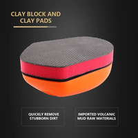 Bloc de savon synthétique SPTA pour le nettoyage automobile, éponge magique pour la peinture, applicateur rapide avec tampons de savon pour l'entretien de la carrosserie