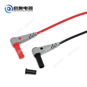 Kabel Uji Multimeter Tembaga 10A Dua Warna PVC dengan Ujung Runcing Sangat Halus, Tegangan 1000V, Panjang Dapat Disesuaikan - Product Image 5