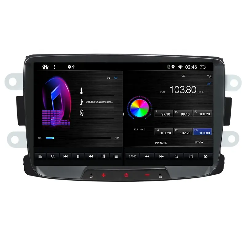 Hohe Qualität 8 Zoll 1 16G Hohe Klang qualität Kapazitiver Touchscreen Für Renault Android Mp5 2 Din GPS-Bildschirm Radio