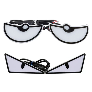 Phổ Xe <span class=keywords><strong>LED</strong></span> Ma Quỷ Mắt Ánh Sáng Mắt Quỷ Đèn Pha Xe Máy <span class=keywords><strong>Mini</strong></span> Lần Lượt Tín Hiệu Flasher Đuôi Đèn Tự Động Trang Trí Đèn - Product Image 1