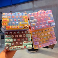 Mood Recharge Station 26-Keycap Plastic Stress-Relief Finger-Tip Mechanical Keyboard Keychain Toy Bag Pendant Unisex 14 Years &