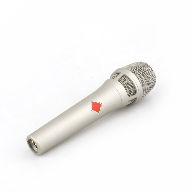 ALLENY Professional SM 105 Desktop Handheld Condenser Microphone Wired Noise Cancelling High Grade Low Noise Singing OEM Logo