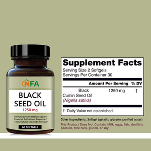 Comprar cápsulas blandas de aceite de semilla negro de alta calidad a granel OEM que fomenta la salud respiratoria promueve el mantenimiento de un peso saludable - Product Image 6