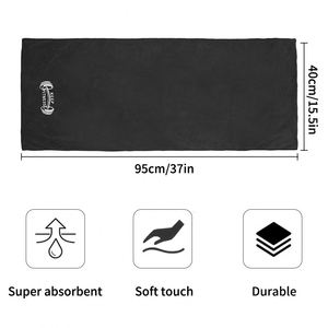 Soft Woven Polyester <b>Microfiber</b> Gym - Quick-Drying Sweat-Wicking Sports <b>Towel</b> for Daily Exercise and Training - Product Image 4