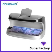 Détecteur de devises magnétique UV de bureau Chuanwei AL-11, vérificateur de billets multi-devises universel