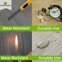 Plancher en vinyle SPC FREYR FOREST 4-6 mm, imperméable et résistant à l'usure, système de pose par clic, pour cuisine, bureau, garage - Design graphique