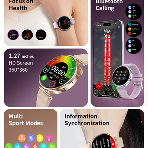 วอทช์ 3 โปรนาฬิกาของแท้รุ่นใหม่ GPS NFC สมาร์ทวอทช์ผู้หญิงกีฬาติดตามอัตราการเต้นของหัวใจออกซิเมทรีกันน้ำบลูทูธสมาร์ทวอทช์เลดี้ - Product Image 3