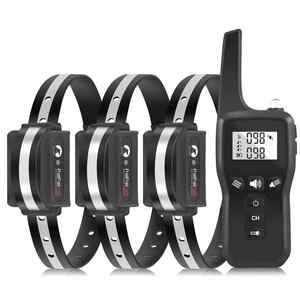 Oplaadbare Waterdichte Hondentrainer Met Afstandsbediening Spraakgestuurde Blaffende Stopper Zaklamp Trainingskraag - Product Image 2