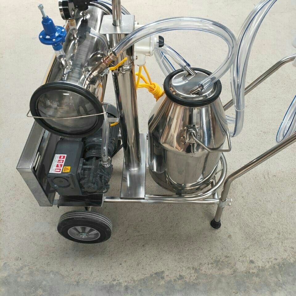 Stainless Steel Cow Milking Machine - Efficient & Durable
