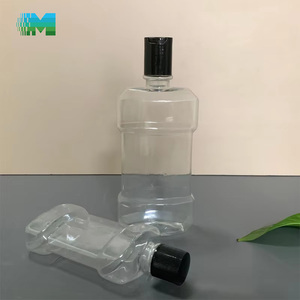 Bottiglia di Plastica Vuota a Prezzo Competitivo, Multiuso, Trasparente, per Liquidi per l'Igiene Orale - Product Image 1