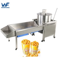 Machines à pop-corn sucrées au caramel entièrement automatiques industrielles Snack Pop Kettle Ligne de production de maïs à vendre
