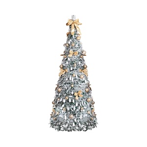 Árbol de Navidad Plegable Retráctil de PVC de Alta Calidad de 150CM-210CM con Luz para el Hogar y las Fiestas Navideñas, Venta al Por Mayor 2027 - Product Image 1