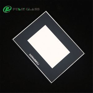 Produit en verre trempé rectangulaire ultra transparent avec un design givré unique - Product Image 1