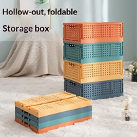 Panier de rangement pliable moderne en plastique, mini, rectangulaire, organisateur de bureau pour mariages, cosmétiques, papeterie et articles divers