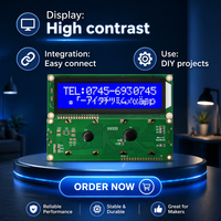 Module LCD à matrice de points 1602B de l'usine Cheng Xin, écran à cristaux liquides 12244 mm, qualité assurée, Chine