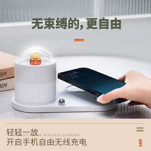 Ilepo Wireless <b>Charger</b> 10W Fast Charging Led Desk Lamp For Phone <b>Tablet</b> Multifunctional Charging Station - Product Image 1