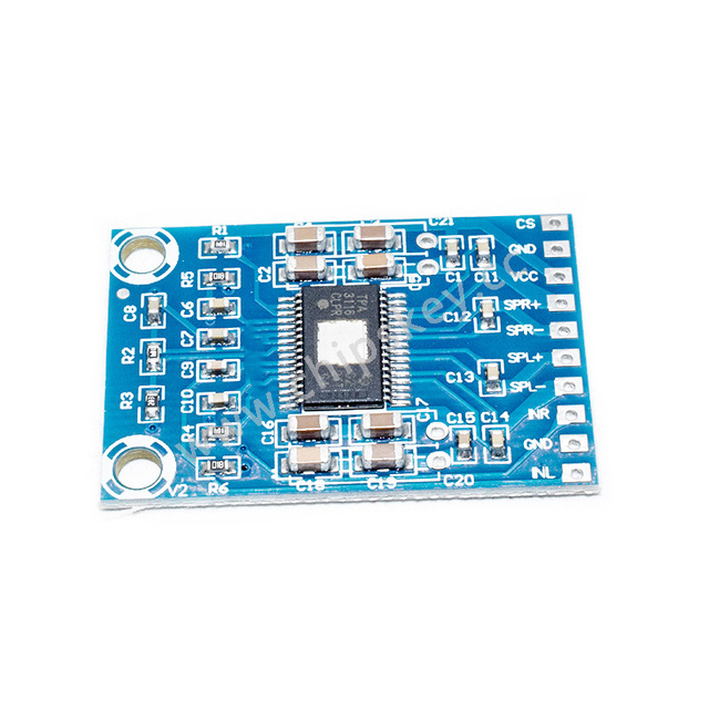#30045 XH-M562 ultra mini thin version DC 12V - 24v TPA3116D2 dual 50W digital audio amplifier Class D amplifier 2 x 50w board