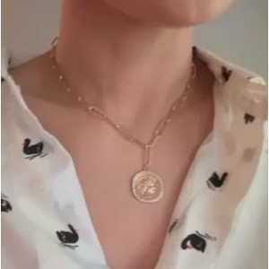 Collier chaîne à maillons Glam Edge - Product Image 3