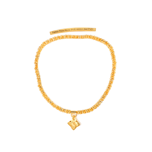 Cute Fruit-Shaped Fashion <b>Beaded</b> <b>Bracelet</b> 316L Stainless Steel PVD <b>Gold</b> Plating Cherry Charm Stretchable Unisex Gift - Product Image 2
