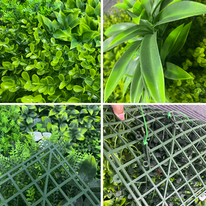 Venta caliente UV certificado Pared de plantas al aire libre ecológico césped artificial sintético y bonsái hecho de plástico para fiestas - Product Image 3
