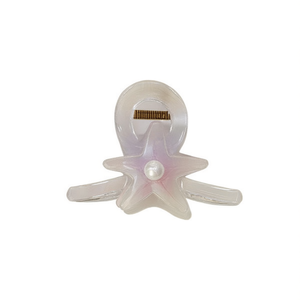Fermaglio per capelli a forma di conchiglia e stella marina da 8 cm per donna - Product Image 2