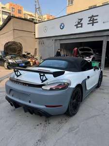 Pour Cayman Boxster 981 <span class=keywords><strong>718</strong></span> de 2012 à 2016, kit carrosserie pour pare-chocs, spoiler avant, mise à niveau des phares, fixation par boulons, ajustement universel inclus - Product Image 5