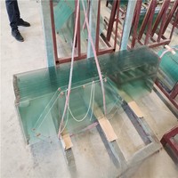 Verre trempé transparent sans cadre à prix d'usine pour escalier industriel, salle de bain, balcon, hôtel, balustrade au design moderne