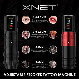 Xnet Vipera & bestia มอเตอร์ทรงพลัง<span class=keywords><strong>2</strong></span>.4-4.<span class=keywords><strong>2</strong></span>มม. ปรับจังหวะได้มืออาชีพปากกาสักไร้สายพร้อมแบตเตอรี่คู่ - Product Image 4