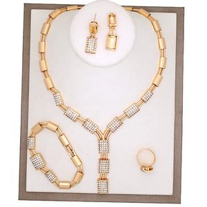 TY0074 ensemble de bijoux pour femmes en alliage au design classique à bas prix ensemble de bijoux en plaqué or 18 carats bel ensemble de bijoux - Product Image 5