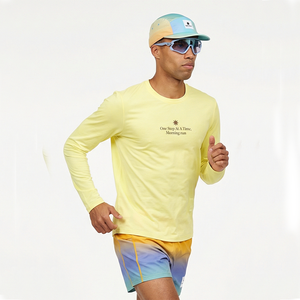 QUICKSHOW <span class=keywords><strong>RUDOLF</strong></span> 100g T-shirts de course à manches longues à séchage rapide, respirants et anti-transpiration, vêtements de sport unisexes - Product Image 4