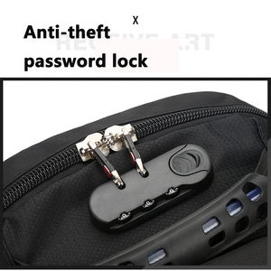 Mochila de Viaje <span class=keywords><strong>2026</strong></span>, Nueva, con Candado, Antirrobo, Casual, Impermeable, Reflectante, para Estudiantes Universitarios, Portátil y Trabajo - Product Image 3