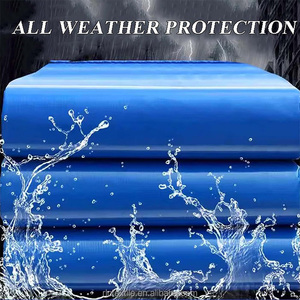Bâche <span class=keywords><strong>de</strong></span> protection robuste et imperméable 1,6 pi x 3,3 pi en PVC, bâche multi-usages avec œillets <span class=keywords><strong>pour</strong></span> couverture <span class=keywords><strong>de</strong></span> <span class=keywords><strong>camion</strong></span> - Product Image 4