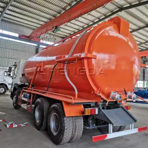 Giá nhà máy sinotruck HOWO 6x4 sử dụng chân không nước thải hút xe tải để bán