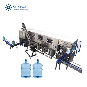 Fully Automatic Drink 5 Gallon Filling Mineral Water Production Plant Filling Machine Line