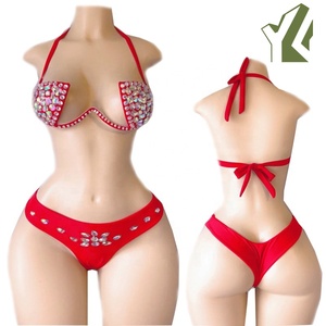<span class=keywords><strong>Ropa</strong></span> <span class=keywords><strong>de</strong></span> Baile Exótica con Pedrería, Trajes <span class=keywords><strong>de</strong></span> Pole Dance para Mujer, Conjuntos <span class=keywords><strong>de</strong></span> Estilo OEM, Embalaje <span class=keywords><strong>de</strong></span> Piezas - Product Image 1