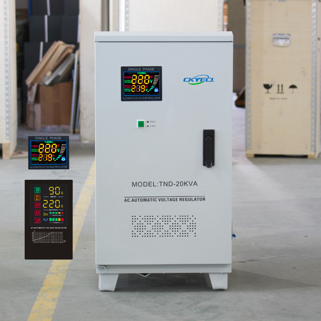AVR 20KVA High Precision Static Single-phase Automatic AC Voltage Regulator Stabilizer 90V-260V Input 110V/220V Output High