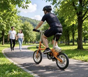 Vélo électrique pliable de 14 pouces, moteur arrière 36V 250W, batterie au lithium, mini vélo électrique pour adultes, pour les trajets domicile-travail - Product Image 6