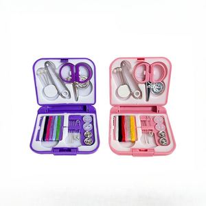 <span class=keywords><strong>Kit</strong></span> <span class=keywords><strong>de</strong></span> Costura Portátil Personalizado para <span class=keywords><strong>Viaje</strong></span> con Mini Estuche, Tijeras, Agujas, Hilo y Botones - Almacenamiento Compacto para Manualidades - Product Image 2