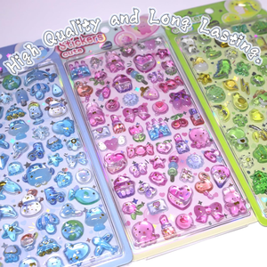 Autocollants en relief 3D personnalisés, mignons, imperméables et écologiques pour téléphones, manettes, scrapbooking et ordinateurs portables – Vente en gros - Product Image 4